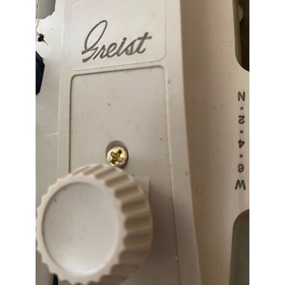 GREIST # 5 The Buttonholer Button Hole Attachment Singer Slant Keyhole Design - Picture 5 of 16